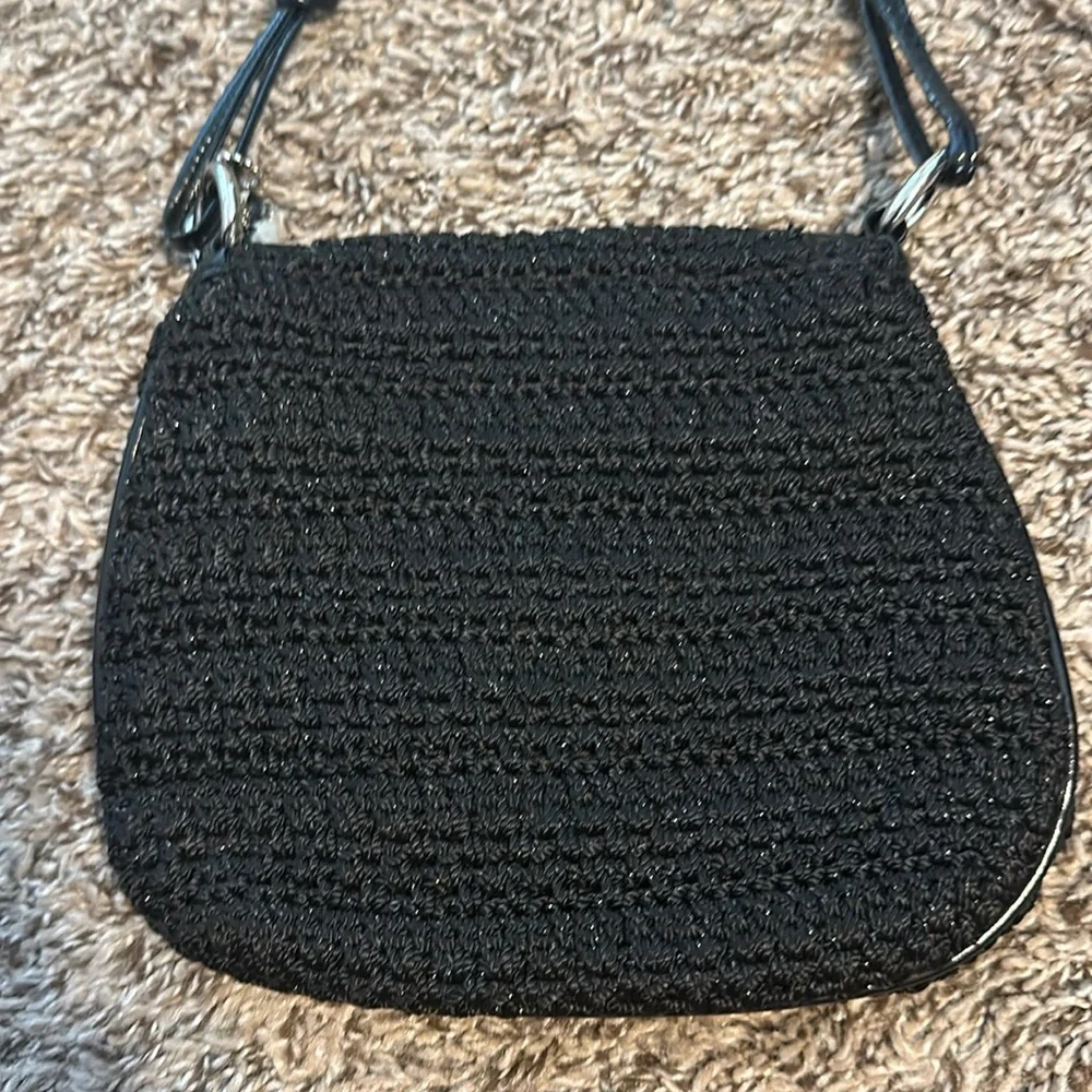 The sak vintage crotchet black cross body purse s